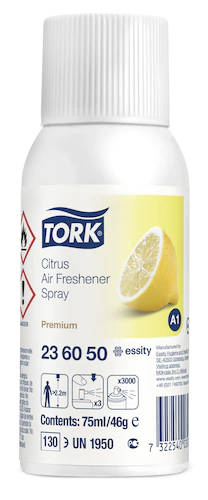 Tork illatosító spray utántöltő A1 75 ml citrus