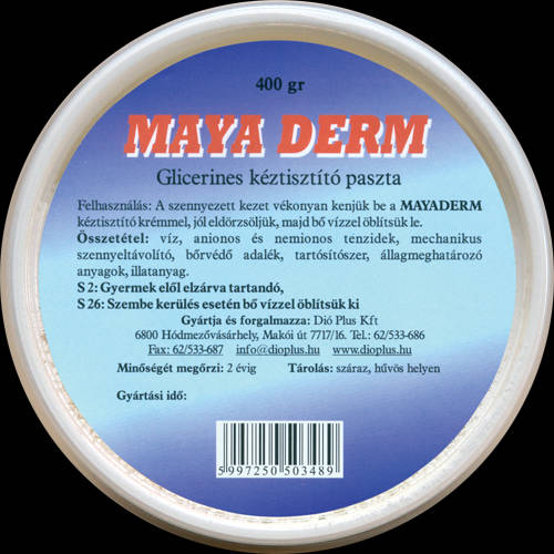 Maya Derm glicerines kéztisztító paszta 400 g