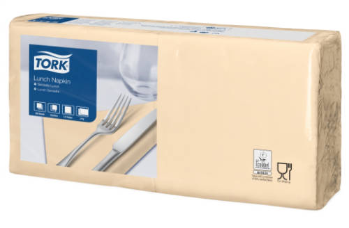 Tork csontszín Lunch szalvéta 200 db/csomag