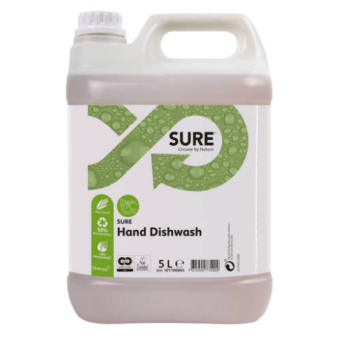 SURE Hand Dishwash folyékony kézi mosogatószer koncentrátum 5 l