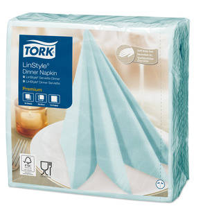Tork Linstyle világoskék Dinner szalvéta 50 db/csomag
