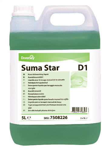 SUMA Star D1 folyékony kézi mosogatószer 5 l