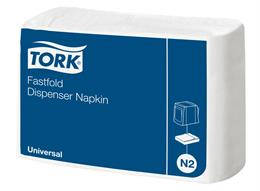 Tork Fehér Counterfold N1 adagolós szalvéta 1 rétegű, fehér, 300 lap/csomag