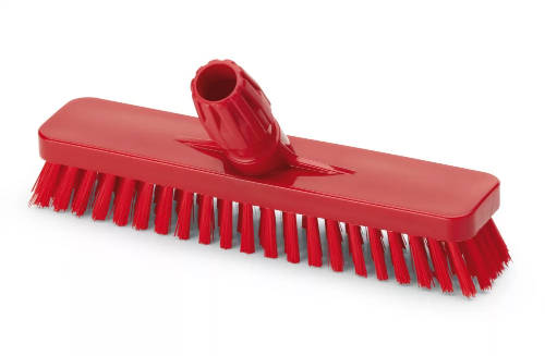 Igeax padlósúroló kefe 30 cm 315x65x145 mm piros