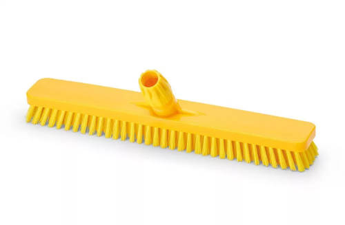 Igeax padlósúroló kefe 45 cm 480x80x165 mm sárga