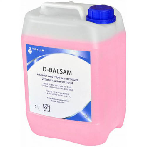 D-Balsam (balzsam) szállodai ruhák kímélő folyékony mosószere 5 l