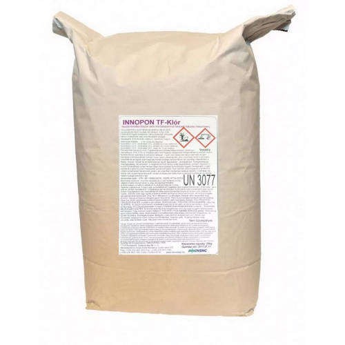 Innopon TF Klór-M por alakú fertőtlenítő hatású mosogatószer 5 kg