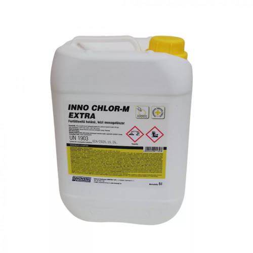 Inno Chlor-M Extra (Innofluid TF Klór M) fertőtlenítő hatású kézi mosogatószer 5 l