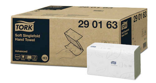 Tork Soft Z hajtogatott kéztörlő H3 250 lap/csomag