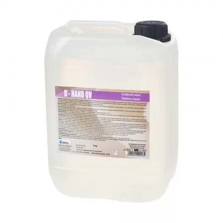 D-Hand QV fertőtlenítő baktericid, fungicid, tuberkulocid, virucid MRSA hatású kézmosó 5 kg