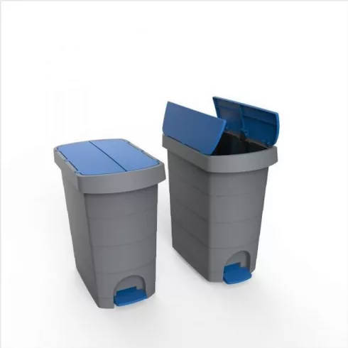 PLANET pelikán Slim pedálos szemetes ECO 60 literes kék