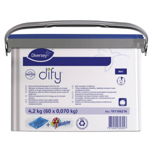 SUMA D.I.F.Y. mosogató- és öblítőszer 60x0,07 kg + ajándék J-Watcher szonda