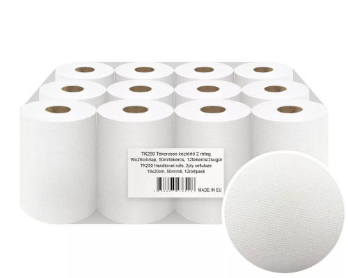 Alpha Mini tekercses kéztörlő 2 rétegű cellulóz 12x50 méter/karton