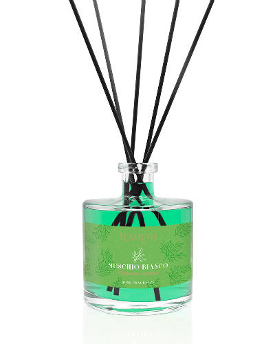 Luxurya Muschio Bianco (fehér pézsma) pálcikás illatosító lakásparfüm 200 ml