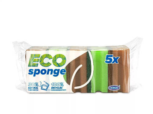 Bonus formázott mosogató szivacs (9,5x7,1x4,5 cm) 5 db/csomag