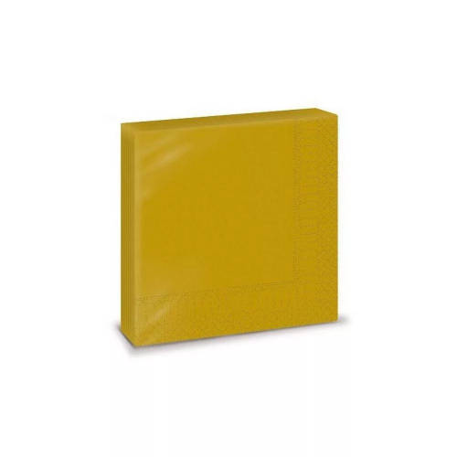 FATO szalvéta, 33x33 cm, arany, 2 rétegű, 50 db/csomag