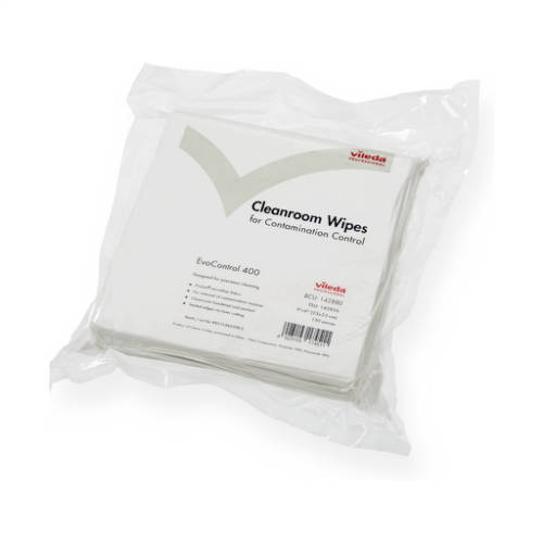 Vileda Cleanroom Wipes EvoControl 400 tisztatéri törlőkendő 230x230 mm, 150 db/csomag