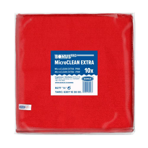 Bonus Pro MicroClean kendő piros (40x40 cm) 1 db