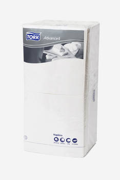 Tork Soft fehér Lunch szalvéta 1/4 hajt. 3 rétegű 150 db/csomag